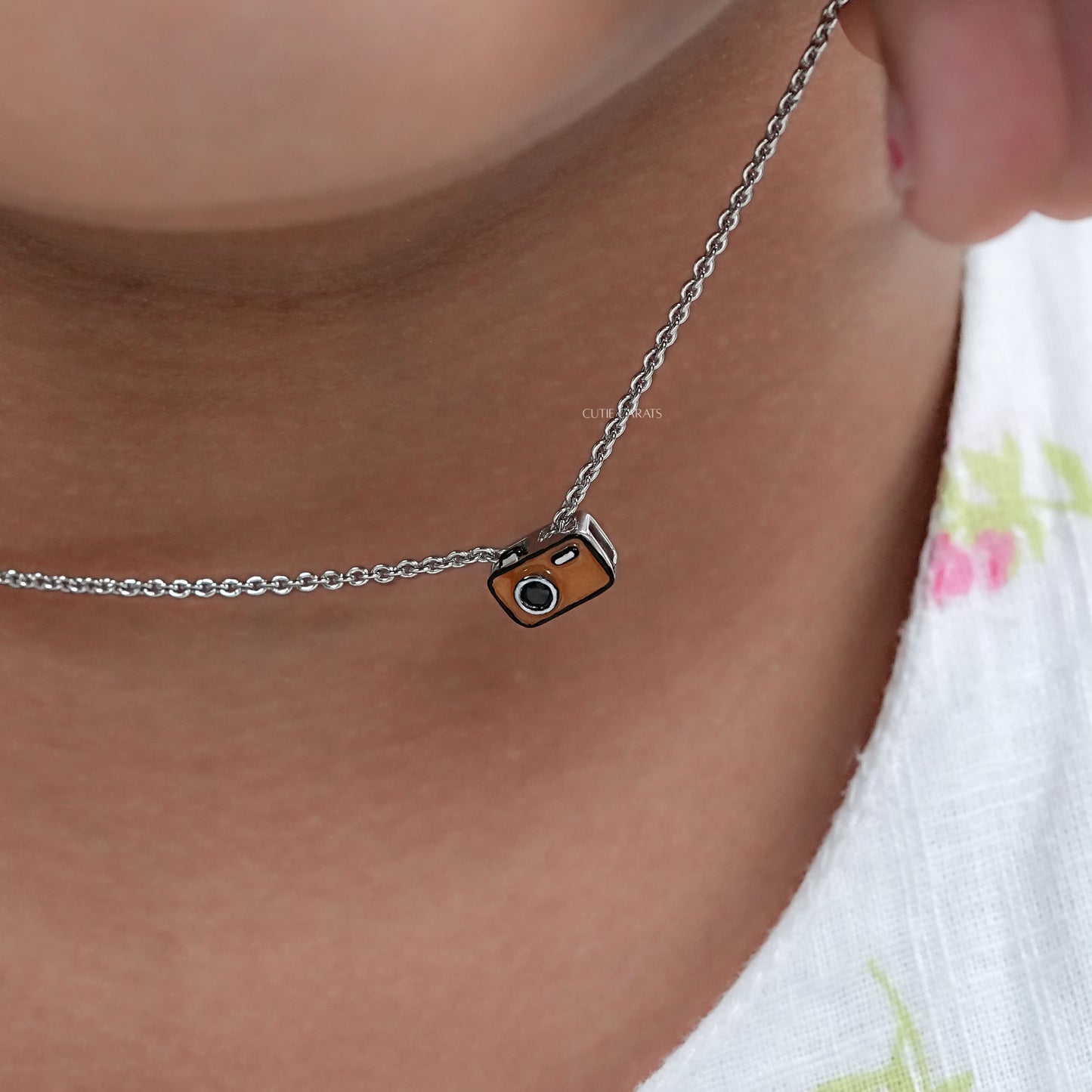 Adorable Retro Camera Pendant For Kids