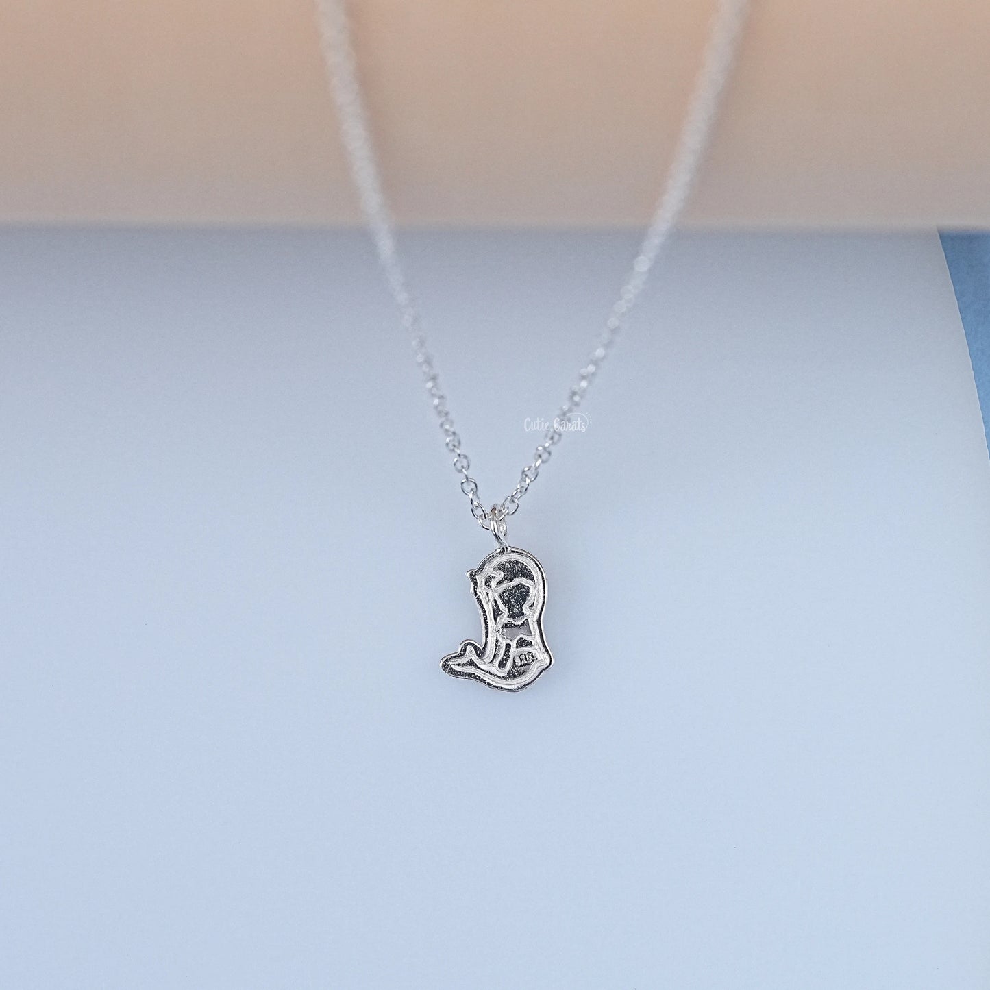 925 Sterling Silver Dainty Mermaid Pendant