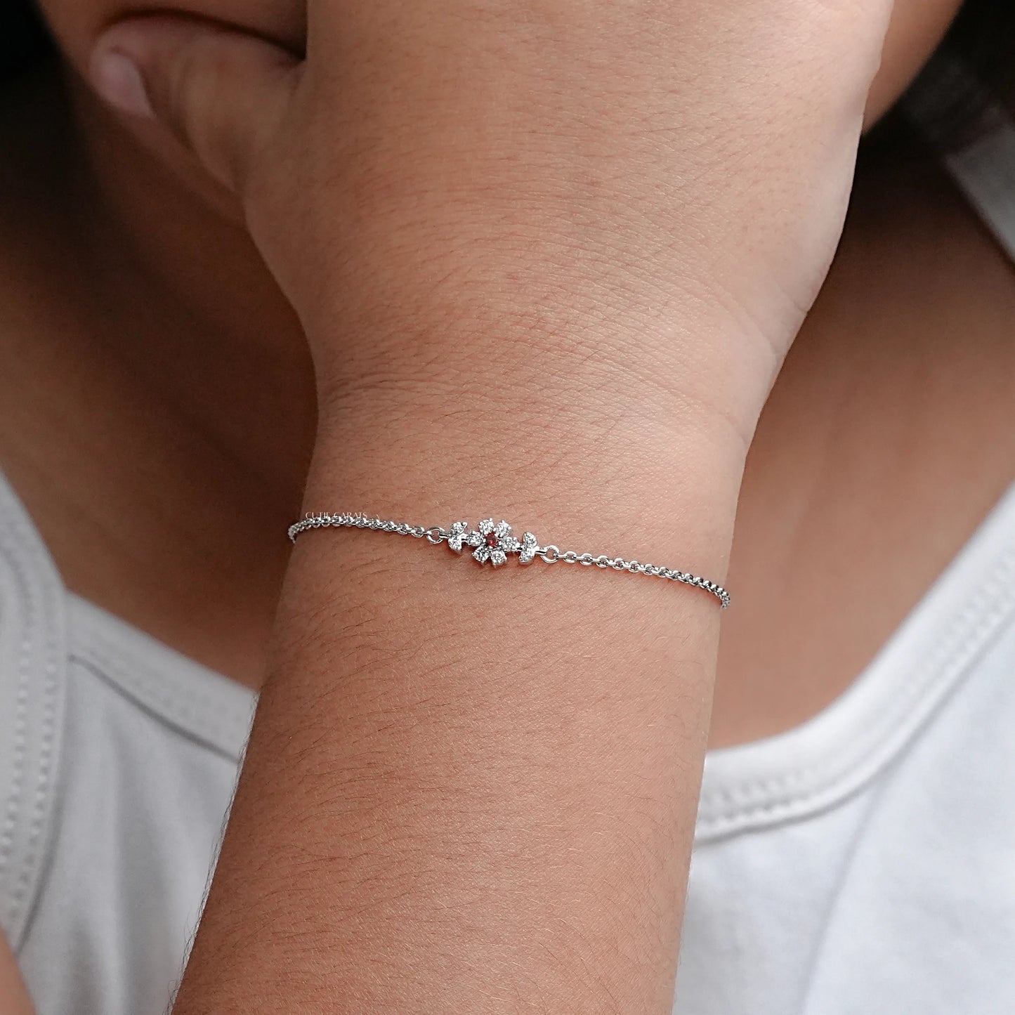 Flower Shape Bracelet For Baby Girl