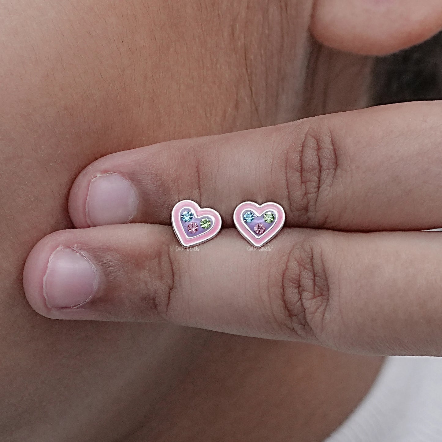 Beautiful Butterfly Enamel Stud Earring