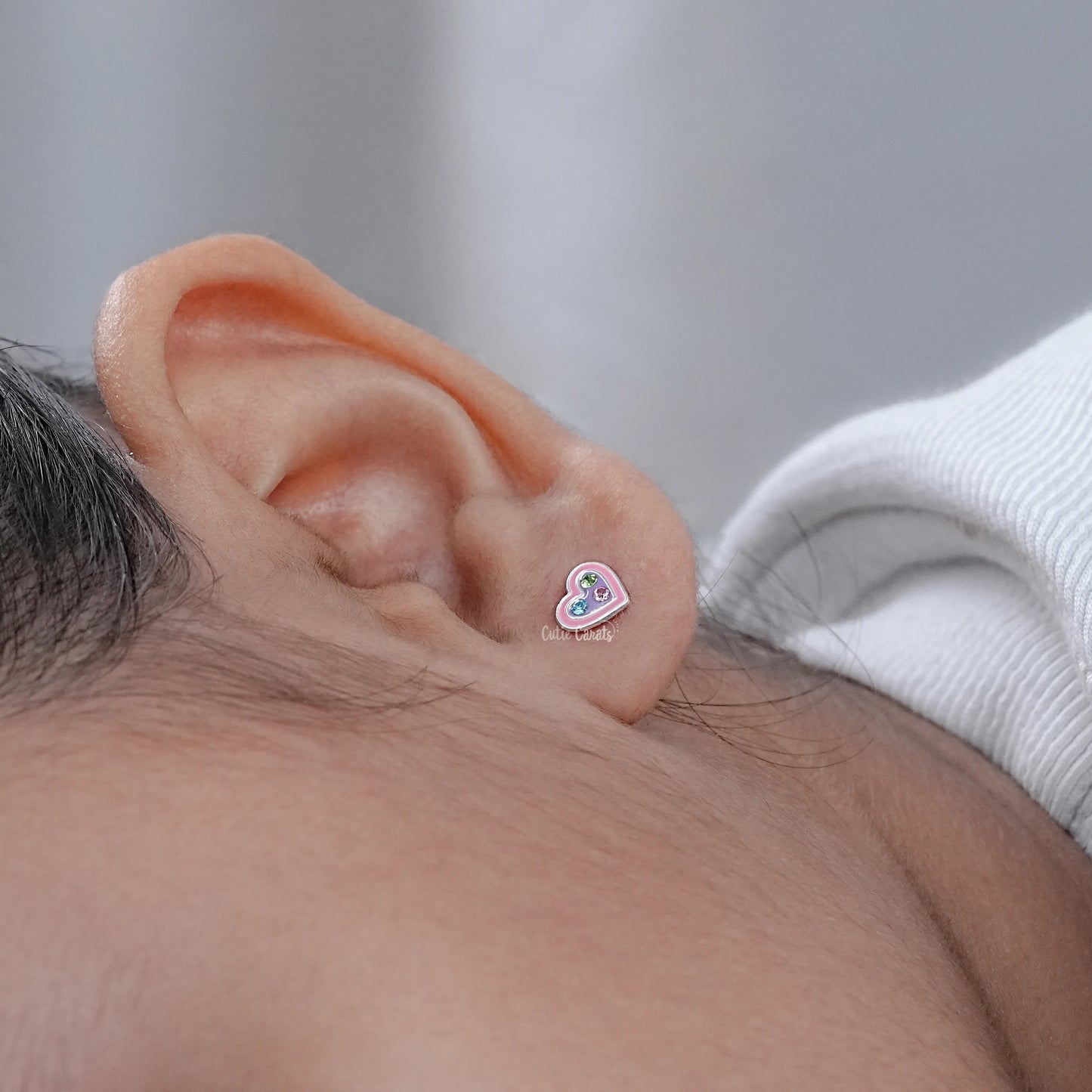 Beautiful Butterfly Enamel Stud Earring