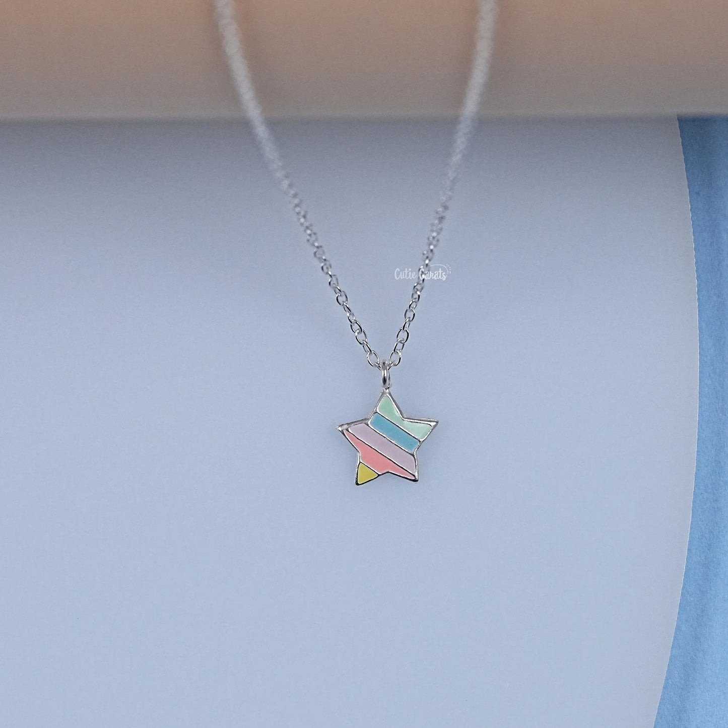 Multi Color Enamel Star Charm Pendant