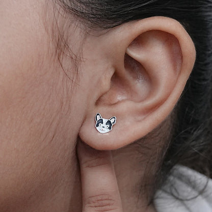 Minimalist Dog Lover Earrings for Kids