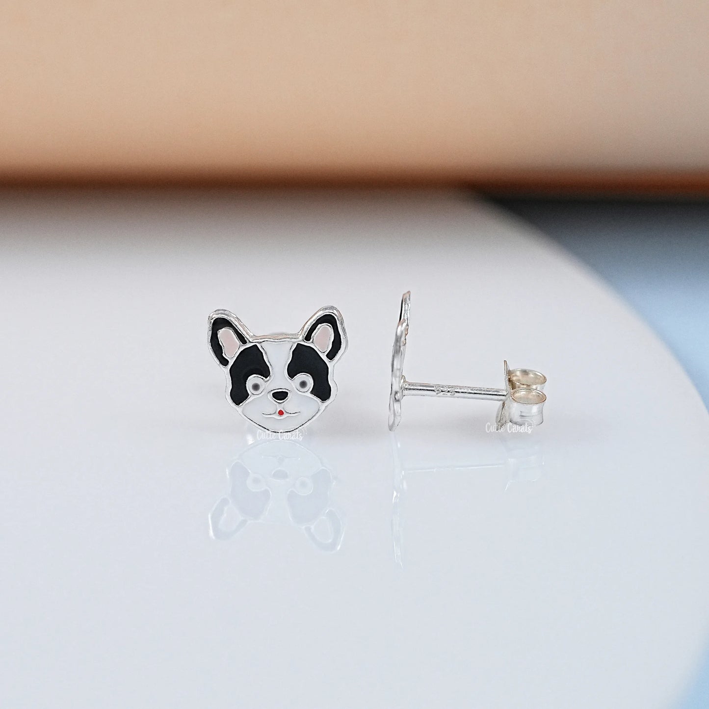 Minimalist Dog Lover Earrings for Kids