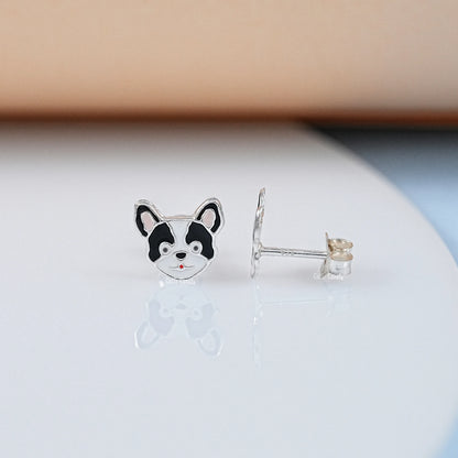 Minimalist Dog Lover Earrings for Kids