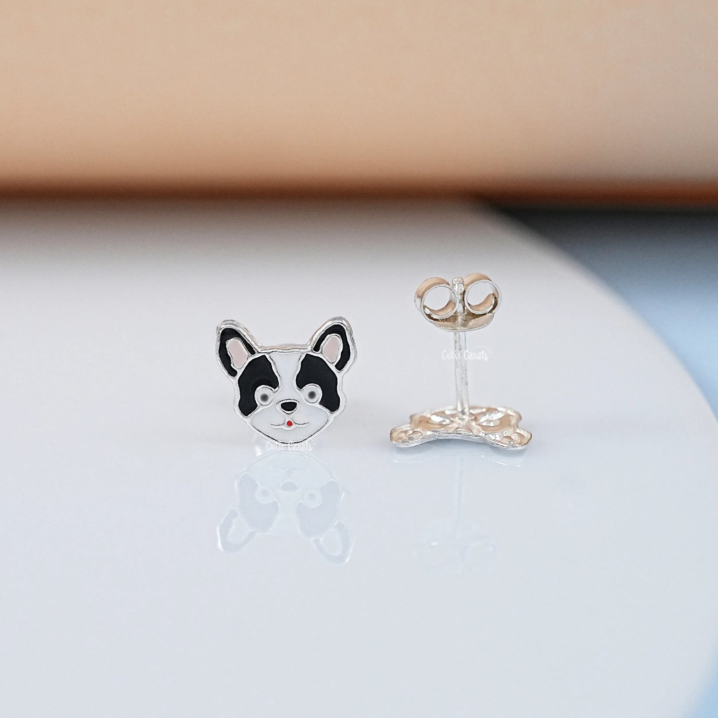 Minimalist Dog Lover Earrings for Kids
